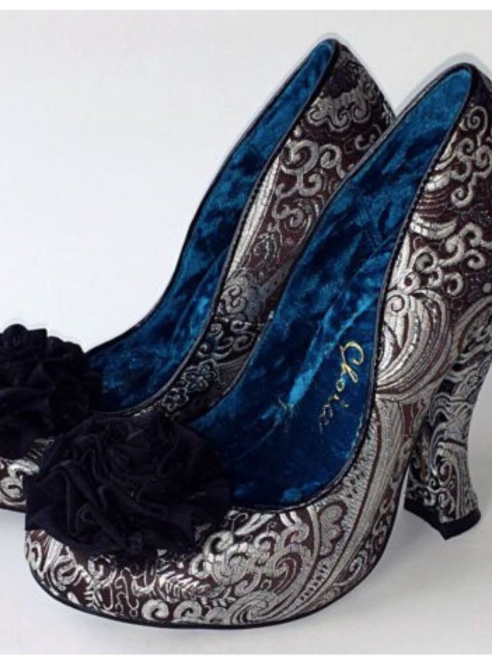 IRREGULAR Choice – Cortesan Floral Bar pumps- RARE -EUC Size 8.5 (39)